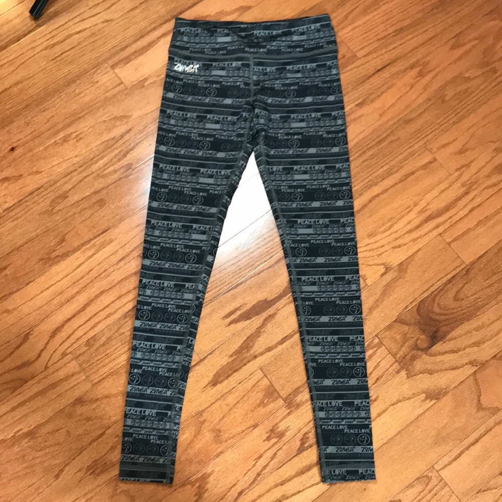 Zumba Peace and Love workout leggings